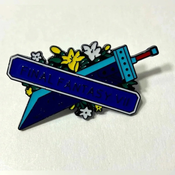 Accessories - Final Fantasy  VII - Buster Sword Pin 🌼💐🌷🌺